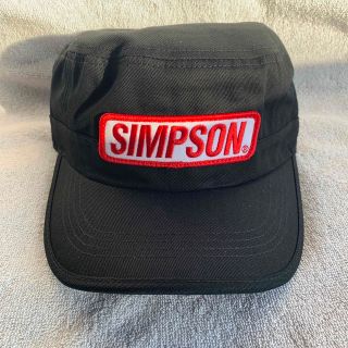 シンプソン(SIMPSON)のSIMPSON シンプソン コットンキャップ ワークキャップ 刺繍ワッペン(装備/装具)