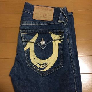 トゥルーレリジョン(True Religion)のトゥルーレリジョン ストレートデニム 27inch(デニム/ジーンズ)