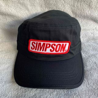 シンプソン(SIMPSON)のSIMPSON シンプソン コットンキャップ ワークキャップ 刺繍ワッペン(装備/装具)