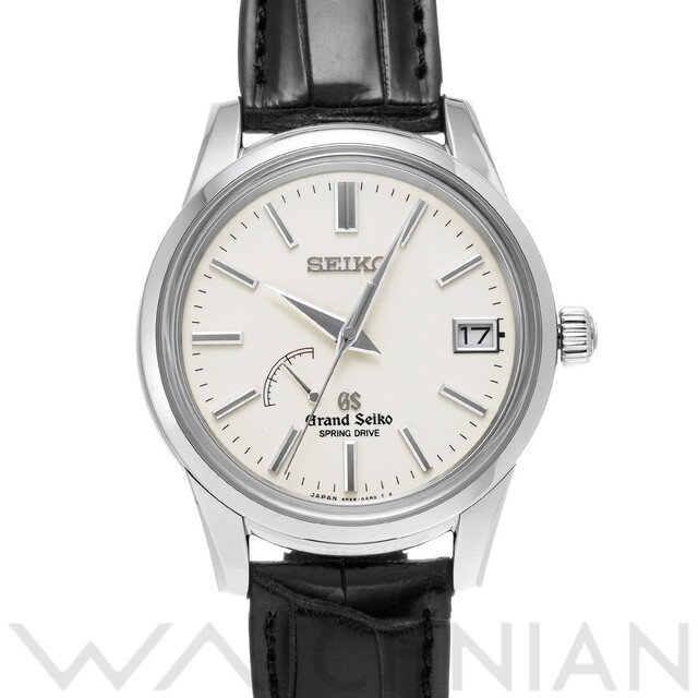 超爆安 グランドセイコー 中古 - Seiko Grand Grand 腕時計 メンズ オフホワイト SBGA057 Seiko 腕時計(アナログ)