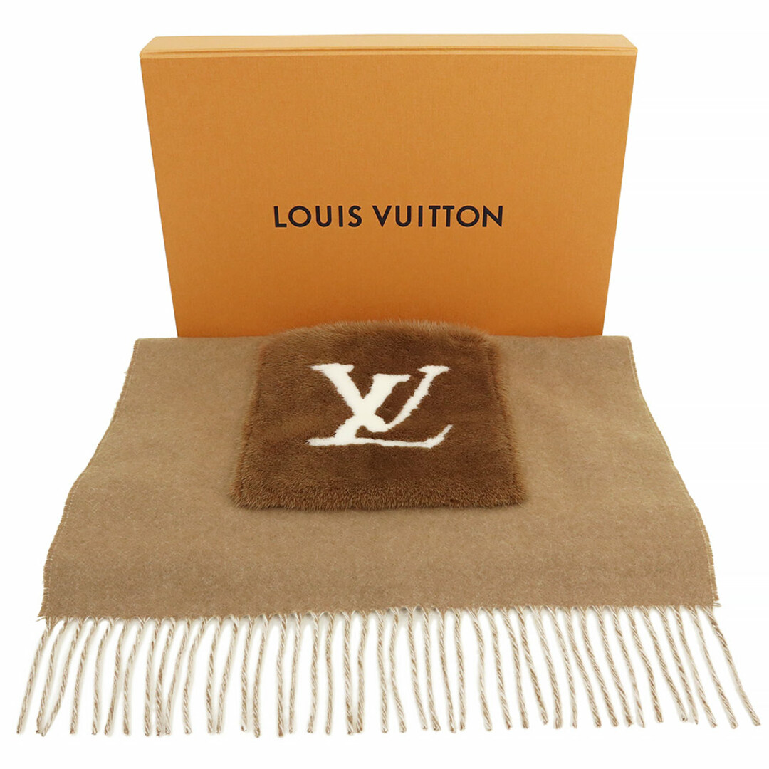 LOUIS VUITTON ルイヴィトン マフラー - 茶