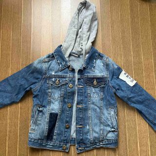 ザラキッズ(ZARA KIDS)のZARA kids デニム　ジャケット　フード付き　Gジャン(ジャケット/上着)