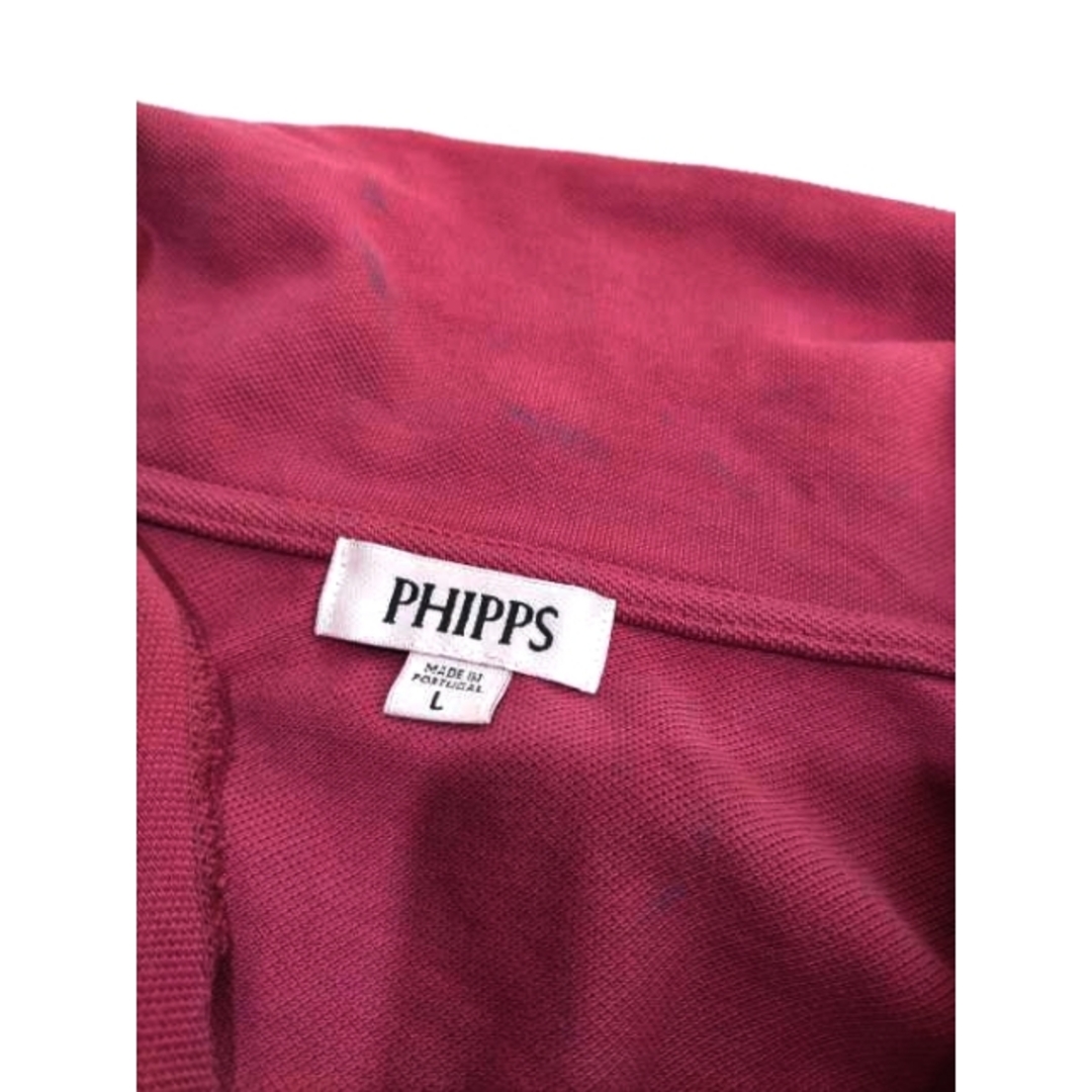 PHIPPS(フィップス) 製品染 ハーフジップ 鹿の子 プルオーバー メンズ 2