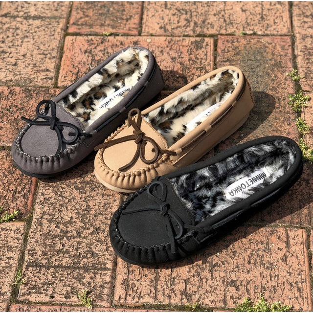 正規逆輸入品 MINNETONKA ミネトンカ ファーモカシン サイズ6