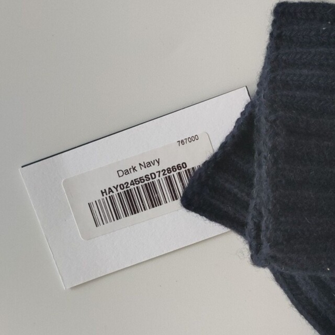 タグ付き新品★アパルトモン★JOHNSTONS KNIT GLOVE★ネイビー