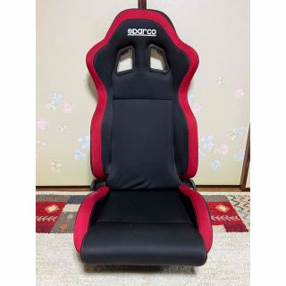 【美品】スパルコシートR100J セミバケットシート(汎用パーツ)