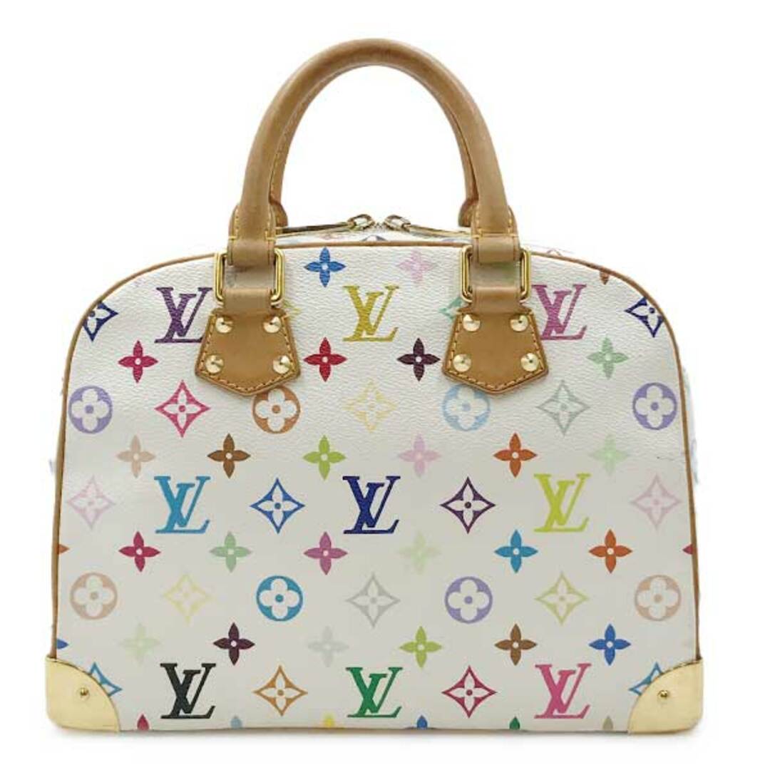 中美品 LOUIS VUITTON ルイ・ヴィトン トゥルーヴィル モノグラム・マルチカラー ハンドバッグ バッグ ホワイト PVC レディース  ファッション M92663 USED 【中古】