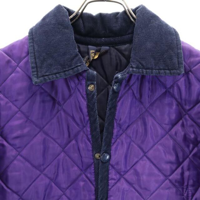 LAVENHAM(ラベンハム)のラベンハム 英国製 コーデュロイ切替 キルティングジャケット 34 パープル系 LAVENHAM メンズ 【中古】  【230124】 メンズのジャケット/アウター(ダッフルコート)の商品写真