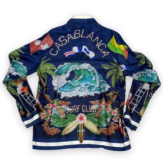 ヴェルサーチ(VERSACE)のCasablanca シルクシャツ カサブランカ BADHOP(シャツ)