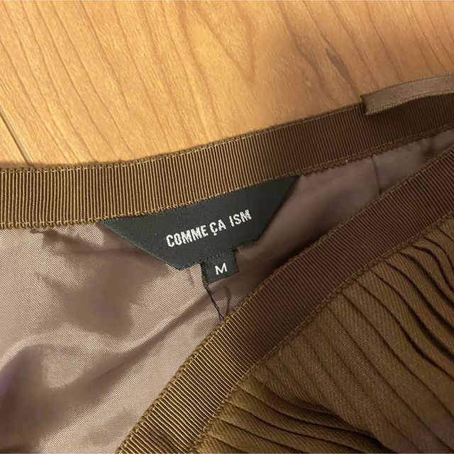 COMME CA ISM(コムサイズム)のCOMME CA ISM プリーツスカート フレア Mサイズ レディースのスカート(ひざ丈スカート)の商品写真