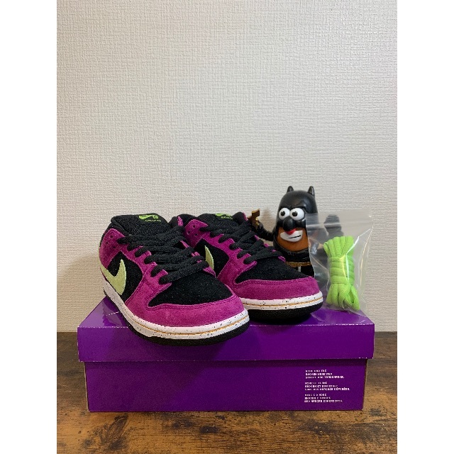 スニーカー NIKE - Nike SB Dunk Low (Red Plum) BQ6817-501