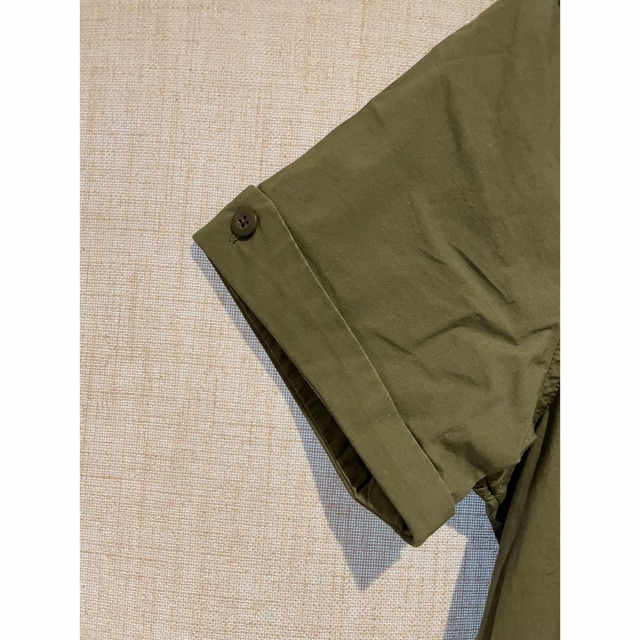 AVIREX(アヴィレックス)のAVIREX アビレックス 半袖 ミリタリーワンピース KHAKI SIZE L レディースのワンピース(ひざ丈ワンピース)の商品写真