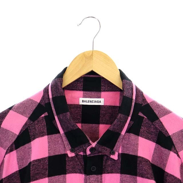 BALENCIAGA - バレンシアガ ブロックチェック オーバーサイズ BALENCIAGA - バレンシアガ ブロックチェック オーバーサイズ