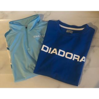 ディアドラ(DIADORA)のディアドラ　テニス　レディース　Mサイズ　2枚セット　ブルー&水色(ウェア)