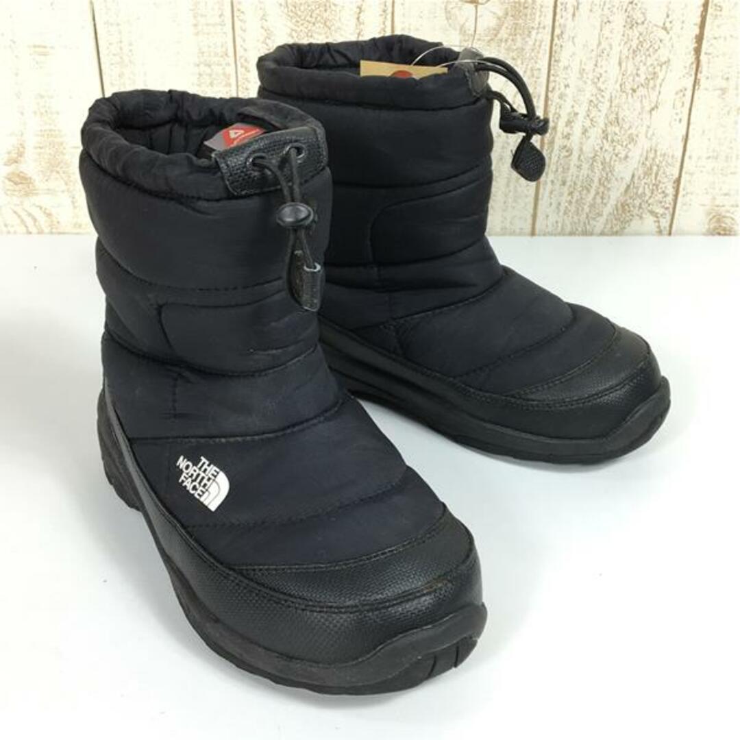 KIDs 21.0cm ノースフェイス キッズ ヌプシ ブーティー ウォータープルーフ Kid Nuptse Bootie WP ウィンターシューズ  スノーブーツ プリマロフト インサレーション NORTH FACE NFJ51681 K Black ブラック系 | フリマアプリ ラクマ