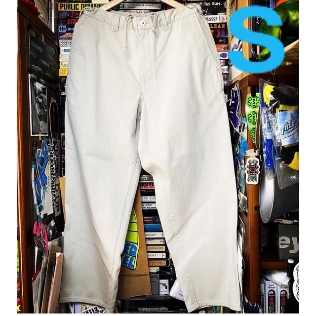 SSZ 22SS 1F NELSON PANTS OYSTER 美品 - チノパン