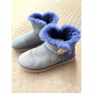 アグ(UGG)のUGG ムートンブーツ　青　24cm(ブーツ)