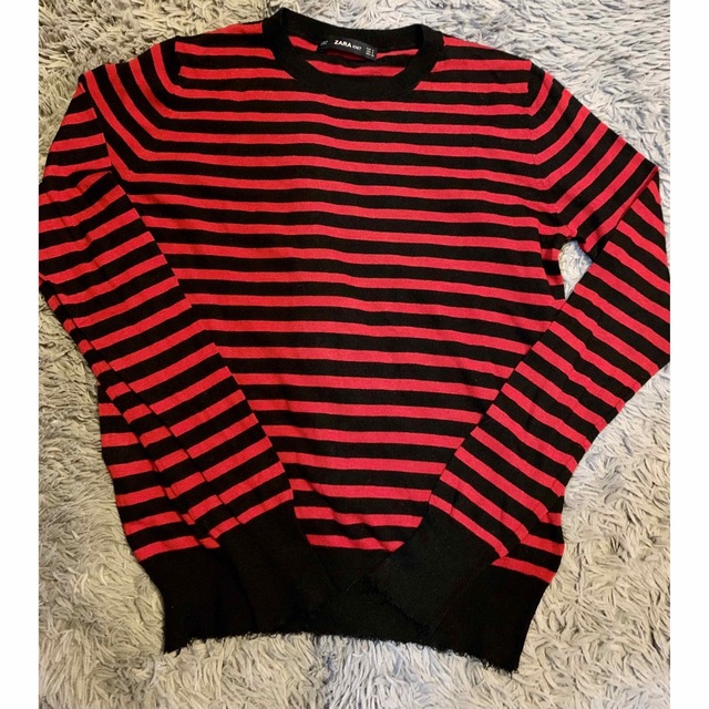ZARA(ザラ)のZARA ボーダーニット　Sサイズ レディースのトップス(ニット/セーター)の商品写真