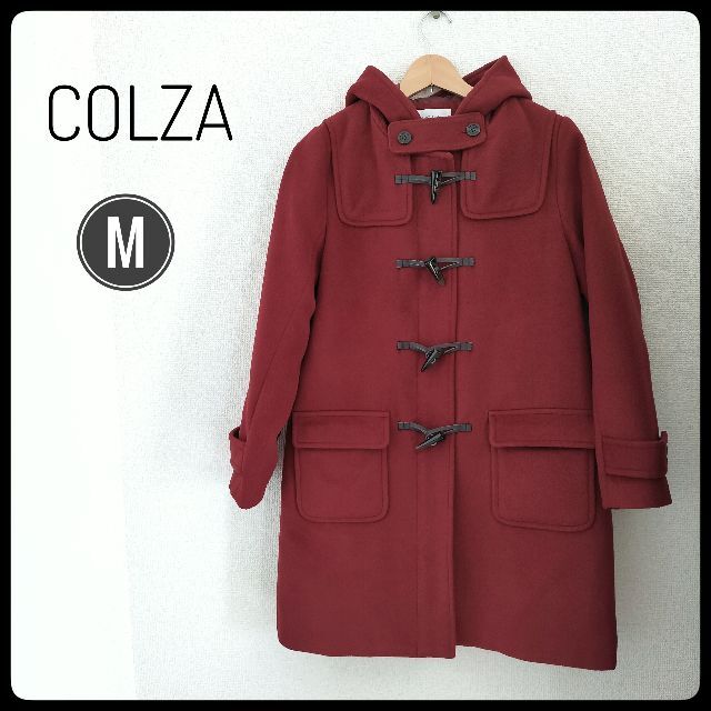 COLZA - 【美品】COLZA ダッフル コート ロング レディース 赤 Mの通販