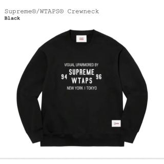 シュプリーム(Supreme)の21aw supreme wtaps crewneck sweat hooded(スウェット)