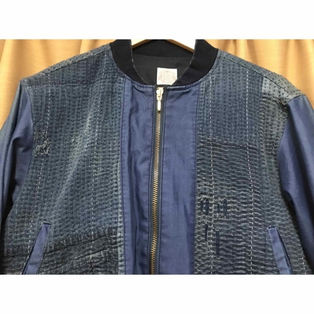 FUNSET OF ART ファンセットオブアート 刺し子 襤褸 ブルゾン S