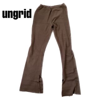 アングリッド(Ungrid)のungrid スリッドフレアパンツ(カジュアルパンツ)