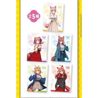 5等分の花嫁（ファミマ）A5サイズクリアファイル全5種(クリアファイル)