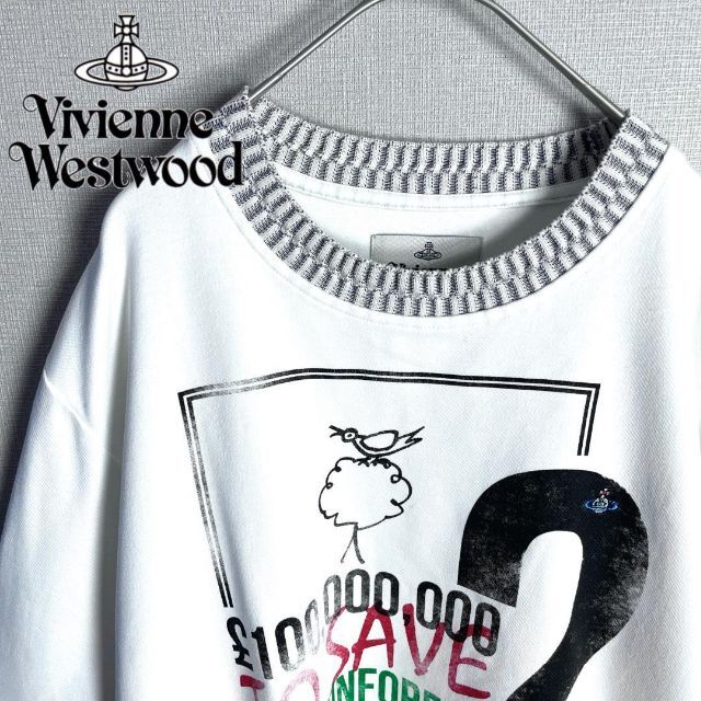 Vivienne Westwood(ヴィヴィアンウエストウッド)の【美品☆ゆったりデザイン☆オーブ刺繍】ヴィヴィアンウエストウッド スウェット メンズのトップス(スウェット)の商品写真