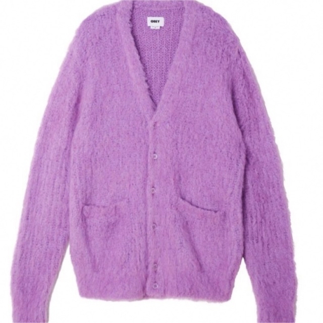 最終値下げ　NOA 着用OBEY Patron Cardigan -Orchidトップス