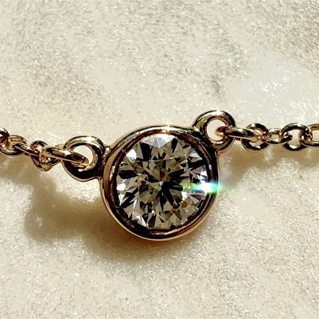 Tiffany ティファニー バイザヤード ネックレス 750(YG) K18 【上品