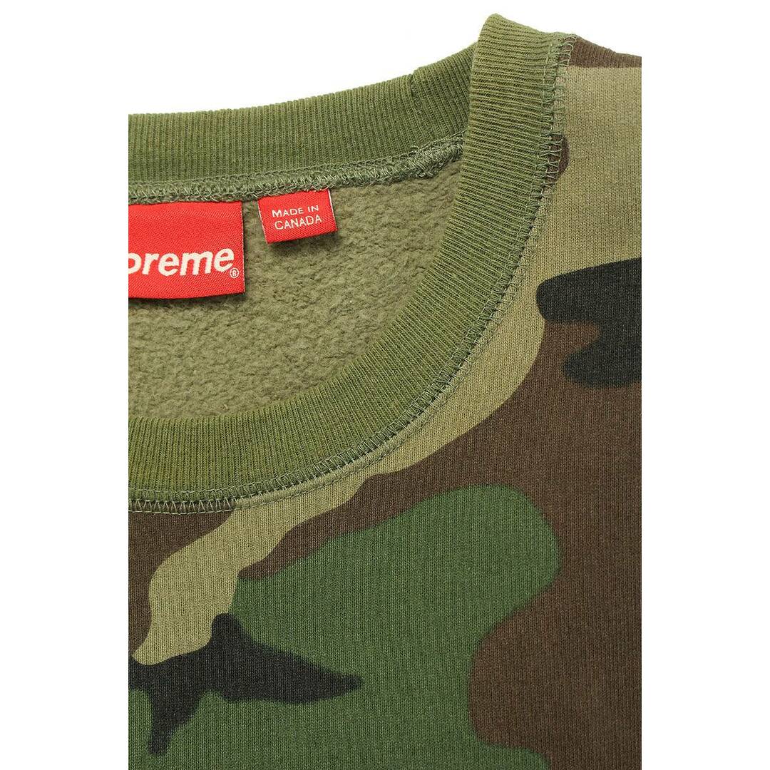 シュプリーム  15AW  Box Logo Crewneck ボックスロゴカモフラ柄クルーネックスウェット メンズ L