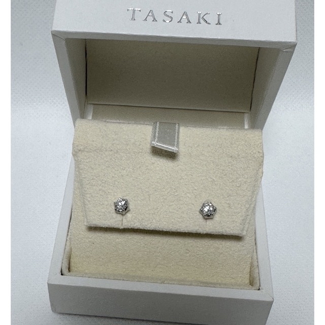 タサキ ダイヤモンドピアス 0.27ct 0.28ct 計0.55ct 美品 www