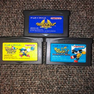 ゲームボーイアドバンス(ゲームボーイアドバンス)のGBA ゲームボーイアドバンス　風のクロノアセット(携帯用ゲームソフト)