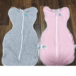 スワドルミー(Swaddle Me)の【純正品】スワドルアップオリジナルSサイズ（グレー・ピンク）(おくるみ/ブランケット)