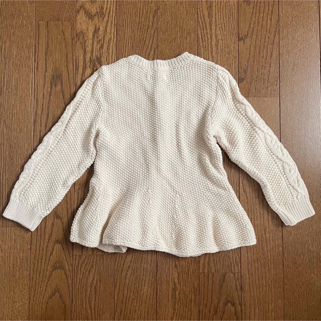 babyGAP(ベビーギャップ)のGAP フレアニットカーディガン キッズ/ベビー/マタニティのキッズ服女の子用(90cm~)(ニット)の商品写真