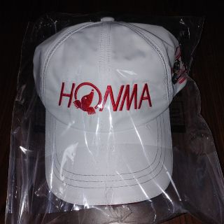 ホンマゴルフ(本間ゴルフ)のHONMA キャップ 白 だるま(ウエア)