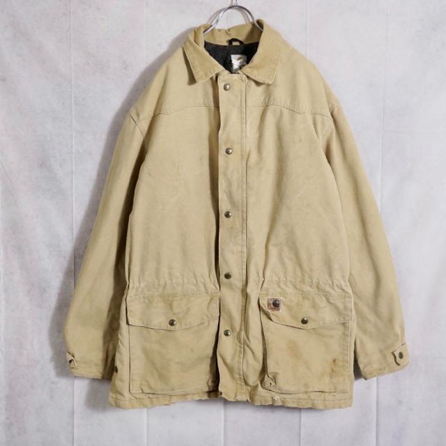 carhartt(カーハート)の【新春大特価】カーハート　カバーオール　ベージュ メンズのジャケット/アウター(カバーオール)の商品写真