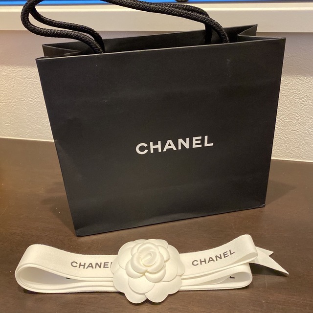 CHANEL - CHANEL シャネル ショッパー付き カメリア リボン 紙袋の通販