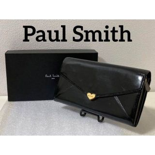 ポールスミス(Paul Smith)の【良品】Paul Smith ポール・スミス 長財布 ラブレター ブラック(財布)