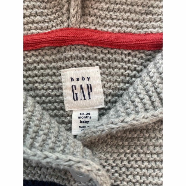 babyGAP(ベビーギャップ)のbaby GAP 18~24ヶ月 90cm 犬 わんちゃん カーディガン キッズ/ベビー/マタニティのキッズ服男の子用(90cm~)(カーディガン)の商品写真