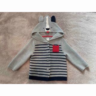 ベビーギャップ(babyGAP)のbaby GAP 18~24ヶ月 90cm 犬 わんちゃん カーディガン(カーディガン)