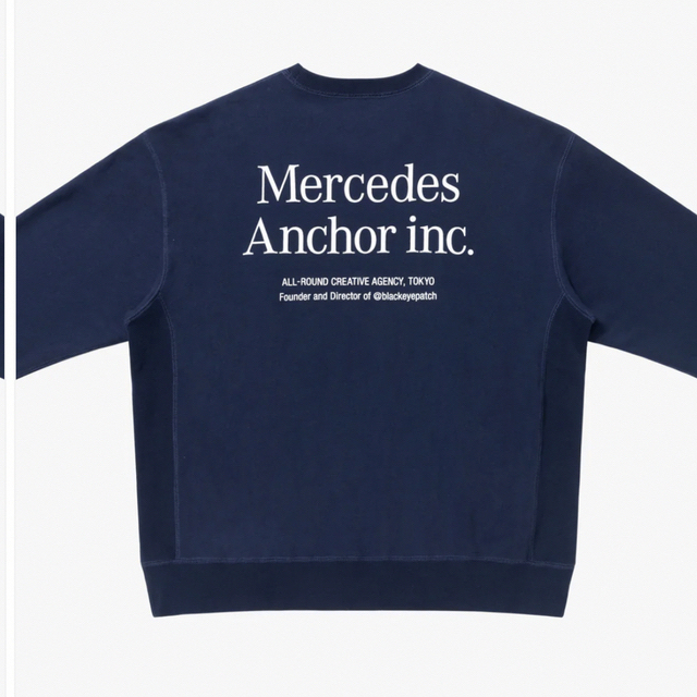 Mersedes Anchor Inc. Crew Sweat スウェット XL www.krzysztofbialy.com