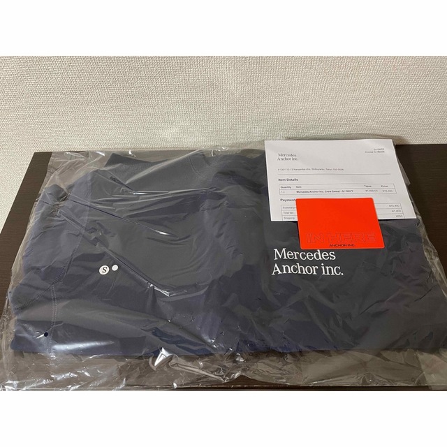 1LDK SELECT(ワンエルディーケーセレクト)のMercedes Anchor Inc. Crew Sweat Navy S メンズのトップス(スウェット)の商品写真