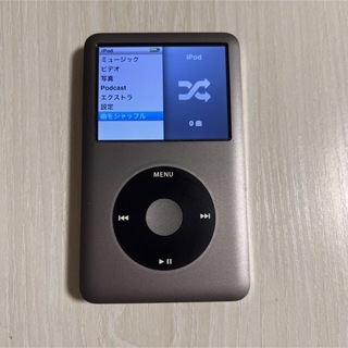 アイポッド(iPod)のipod classic 160GB ブラック(ポータブルプレーヤー)