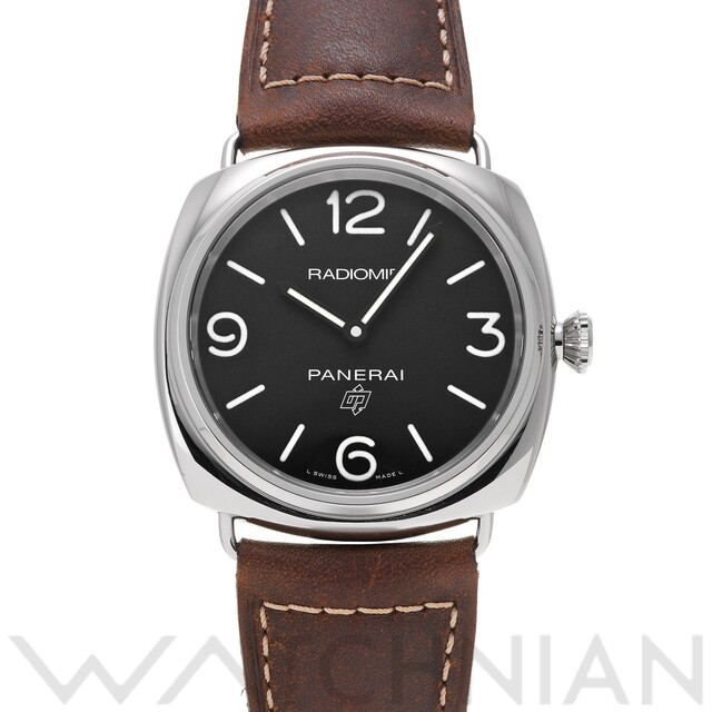 OFFICINE PANERAI - 中古 パネライ OFFICINE PANERAI PAM00753 U番(2018年製造) ブラック メンズ 腕時計