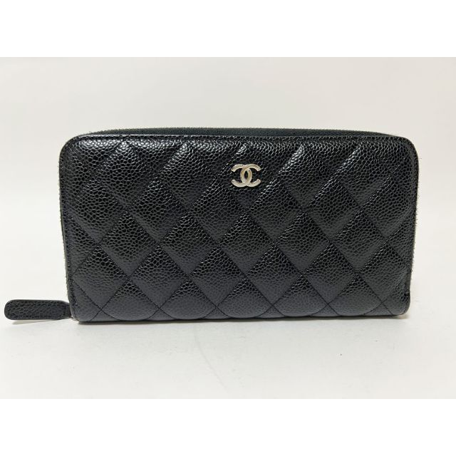 高級品市場 CHANEL 31番 長財布 ラウンドファスナー財布 マトラッセ