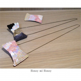 ハニーミーハニー(Honey mi Honey)の３way 新品 ハニーミーハニー ネックレス ブローチ 【 ピンク 1️⃣点】(ネックレス)
