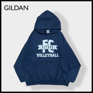 ギルタン(GILDAN)の【GILDAN】VOLLEYBALL バレーボール ロゴ プリント パーカー L(パーカー)