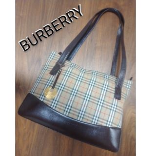 バーバリー(BURBERRY)の値下げ BURBERRY  バーバリー ノバチェック シャドーホーストートバッグ(トートバッグ)