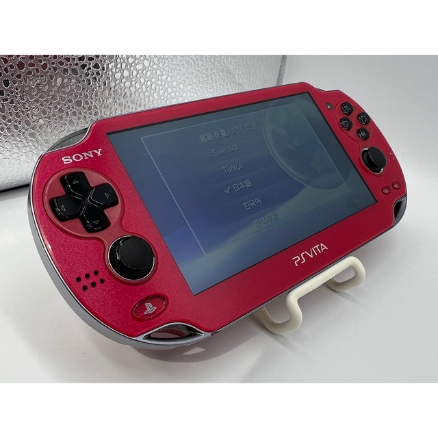 品 ゲーム PS Vita 本体 PCH-1000 レッド 動作品